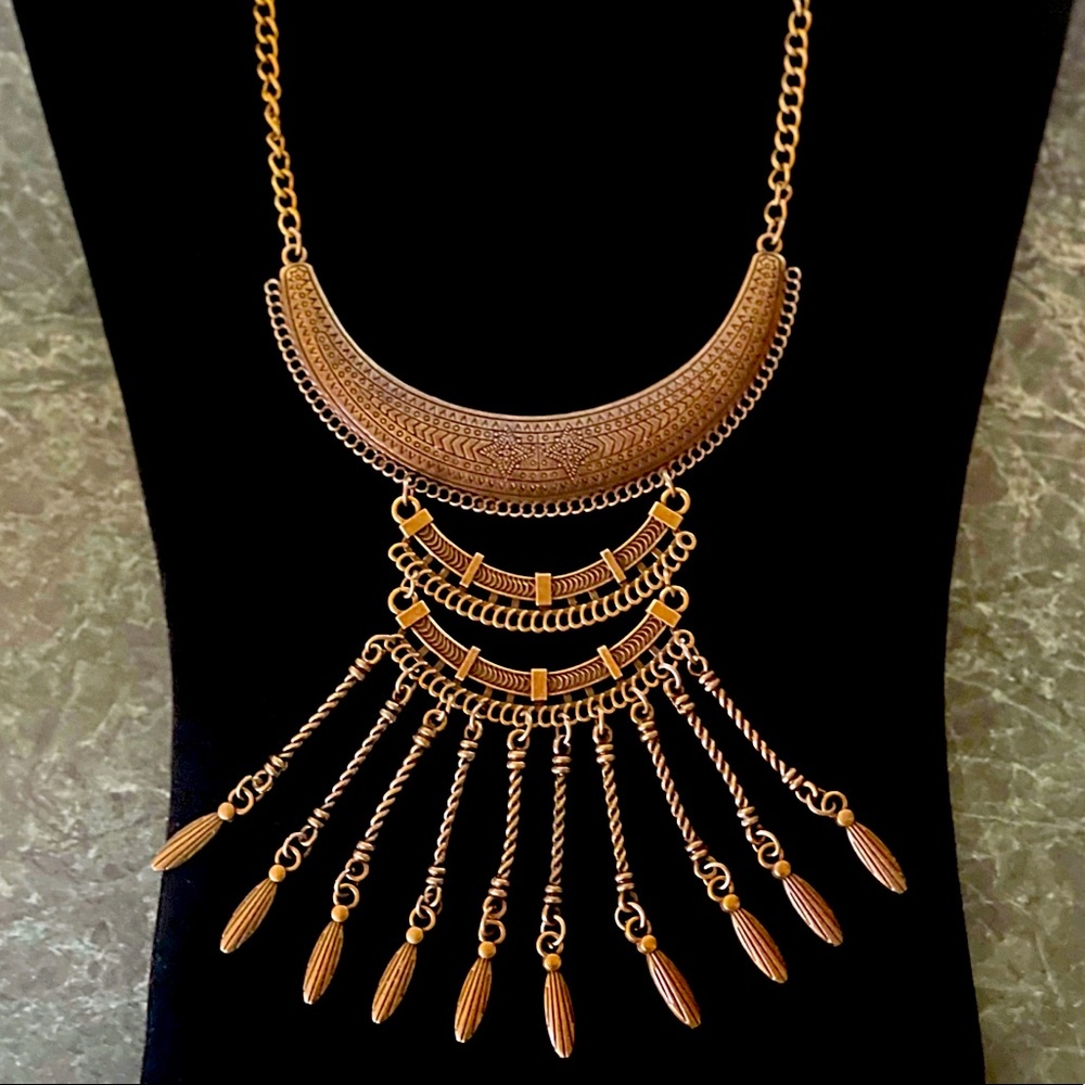 Copper Three Layer Necklace